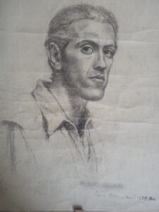 Autoritratto di Virio Bresciani 1959